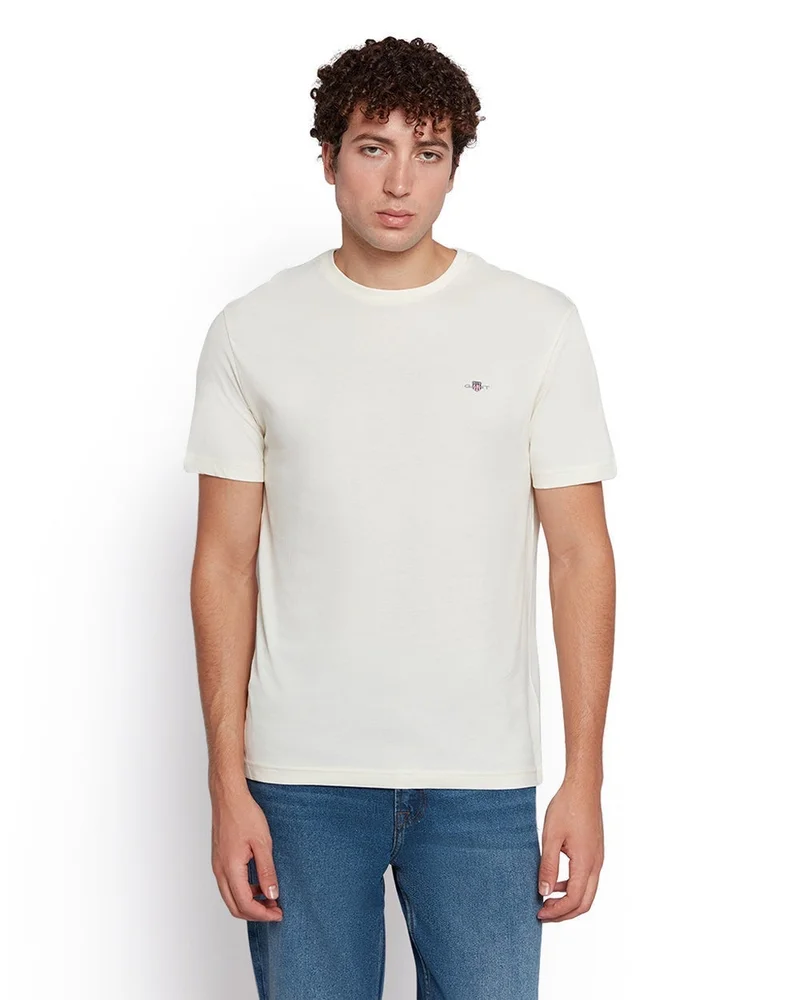 GANT Gant Men’S Short Sleeve Cotton T-Shirt With Shield Logo